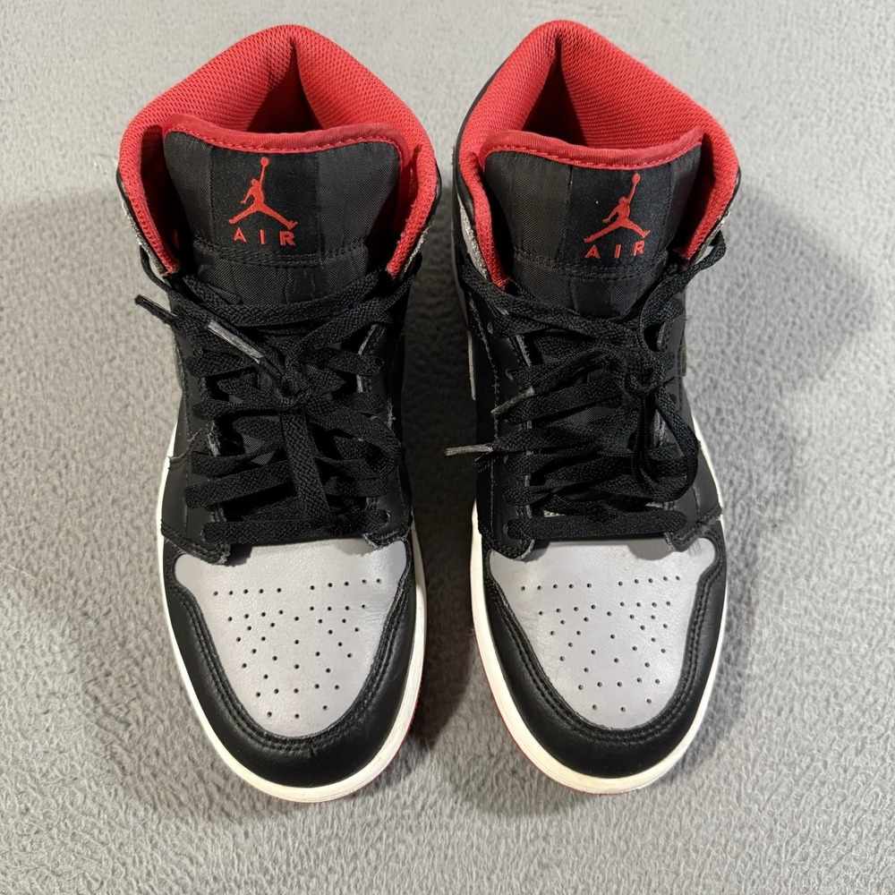 Nike Air Jordan‎ 1 Mid Bred Shaow Black-Red (2023)  DQ8426-006 Mens 8.5 No Box